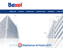 Tablet Screenshot of bexel.com.mx