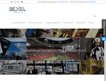 Tablet Screenshot of bexel.com